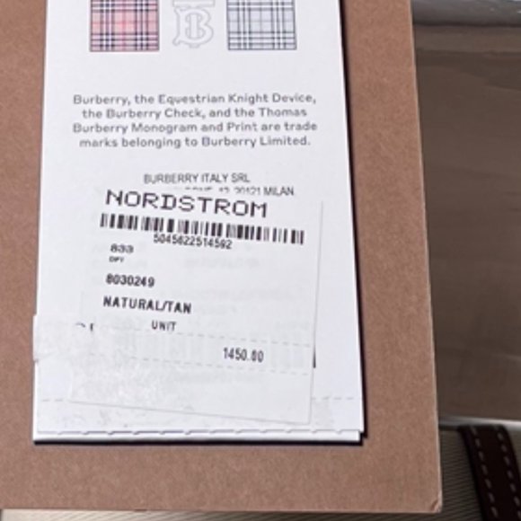 Burberry Note Canvas Logo Crossbody Bag - Picture 16 of 16